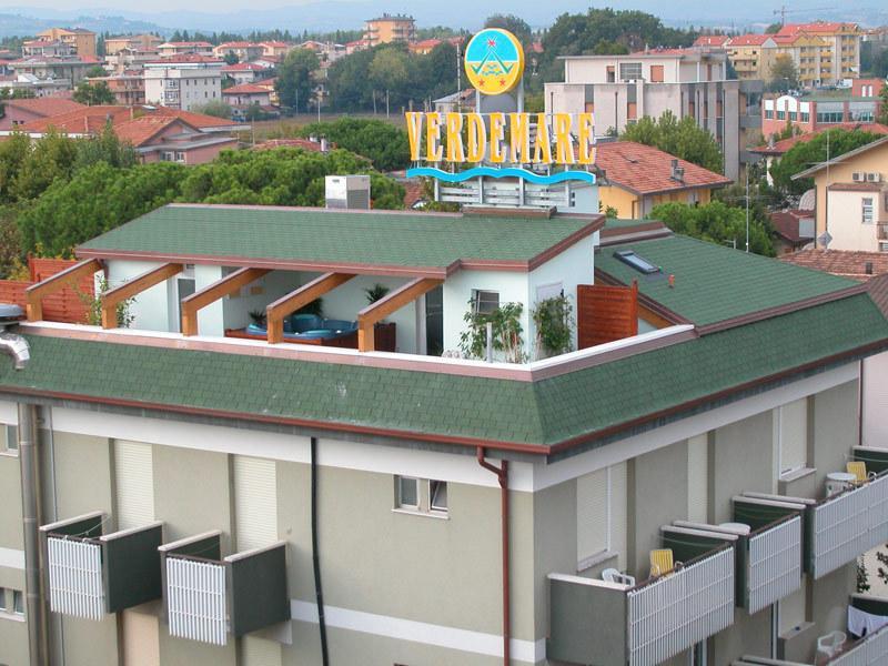 Hotel Verdemare Rimini Buitenkant foto